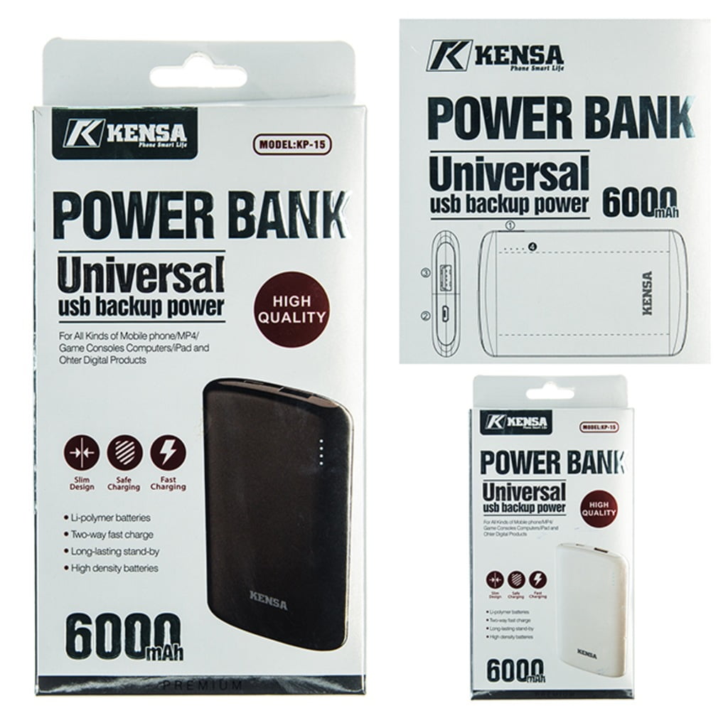 POWER BANK KENSA KP-15 600 MAH