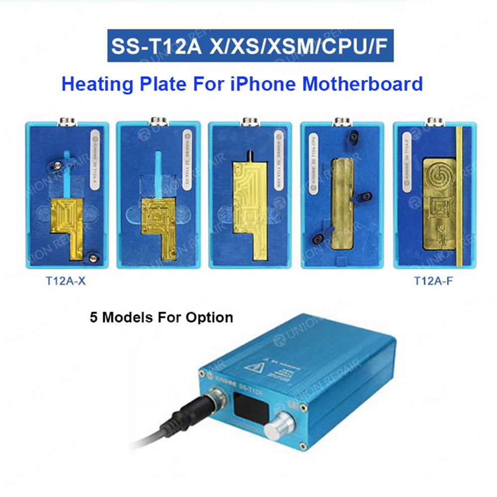 SS-T12A 110V/220V iPhone X Mainboard Stratified Heating Table 185 degrees accurate Rapid Separation Disassembly Heating Station