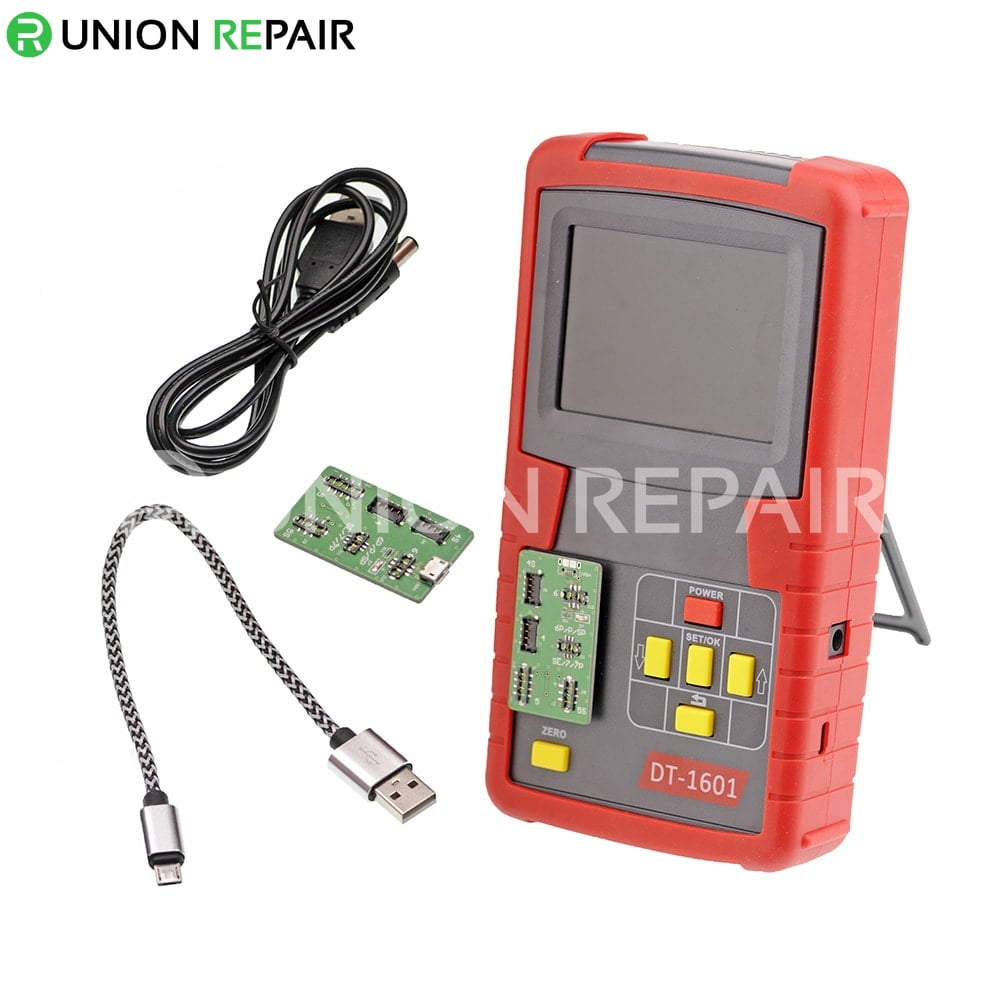 BATTERY TESTER DT-1601 FOR APPLE IPHONE 4/4S/5G/5S/6G/6P/6S/6SP/SE/7/7P 8G/8+/X/XS/XSMAX .XR
