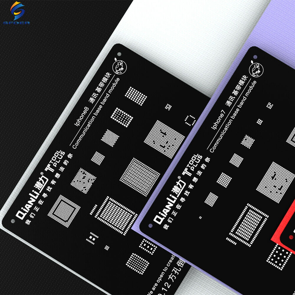 IPHONE 8G High Quality ToolPlus QianLi Black 3D BGA IC Reballing Stencil 8G