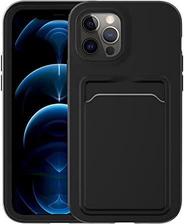 IPHONE X CASE WITH CARD HOLDER - Black