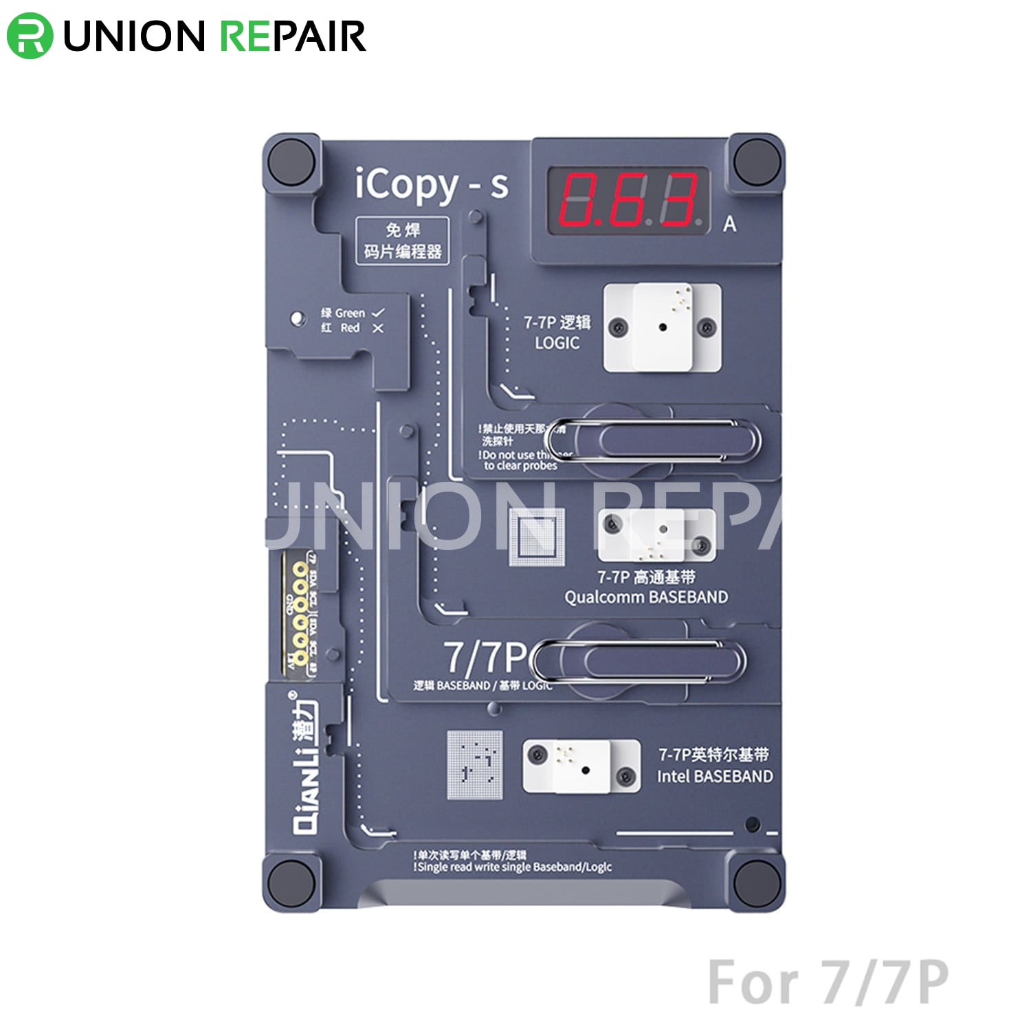 TOOLPLUS QIANLI ICOPY-S DOUBLE - SIDED 4IN1 LOGIC BASEBAND EEPROM CHIP NON-REMOVAL FOR IPHONE 6G 6S 6+ 6S+