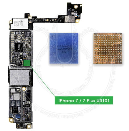 iPhone 7 & 7 Plus U3101 Main Audio IC  (INTEGRALL ZANI)Replacement 338s00105/U3310176