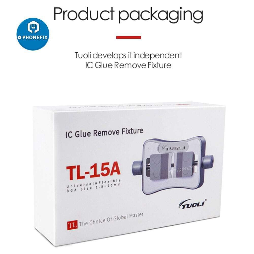 Tuoli TL-15A Universal IC Glue Remove Fixture for Phone IC CPU Repair Holder