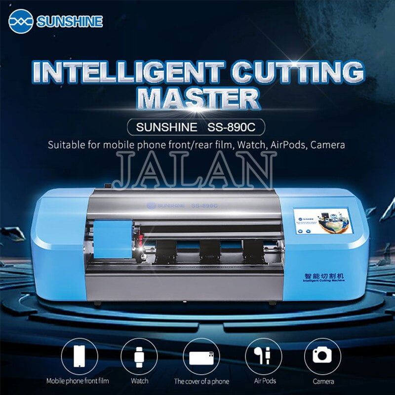 Sunshine SS-890C Film Cutting Machine Mobile Phone Front Back Protective Screen Film Cutter Plotter