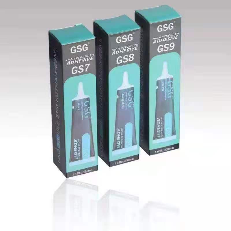 GSG PP Structural adhesive universal Glue GS7 GS8 GS9 Black Transparent Cream