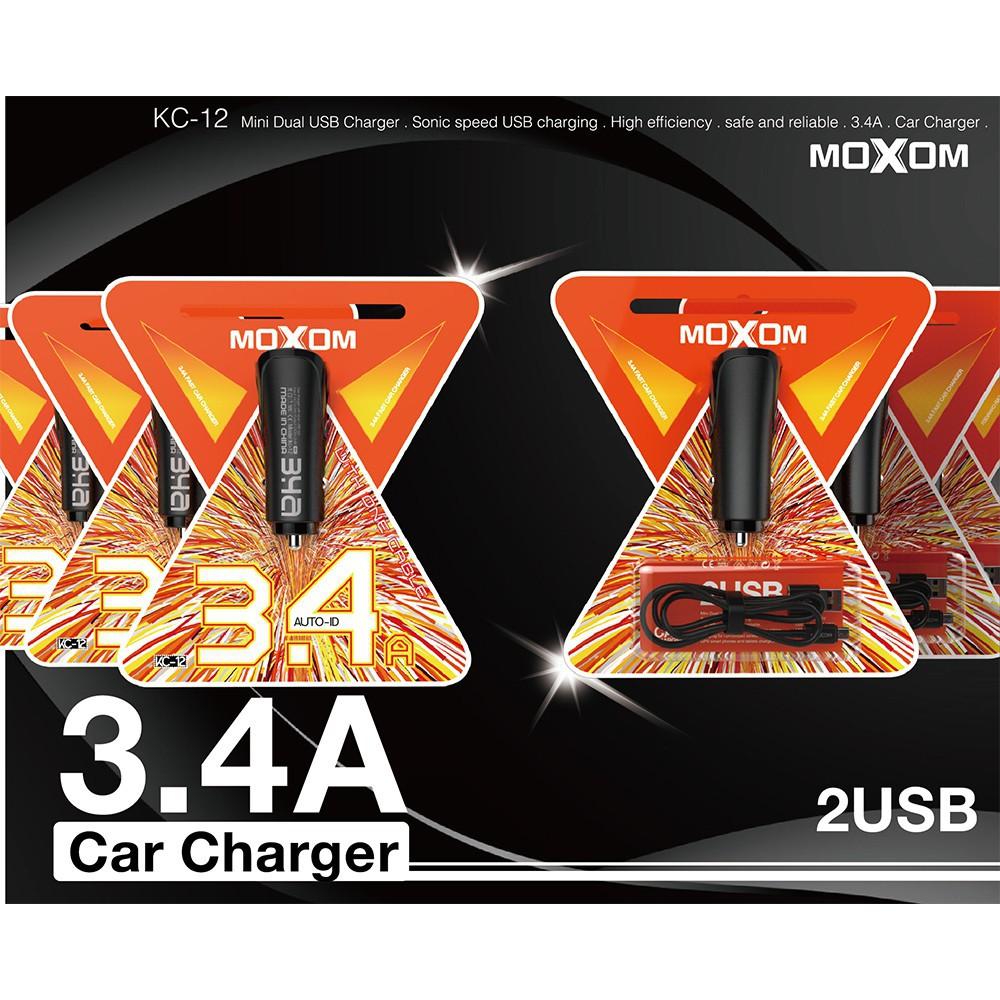 MOXOM CAR CHARGER + USB MICRO