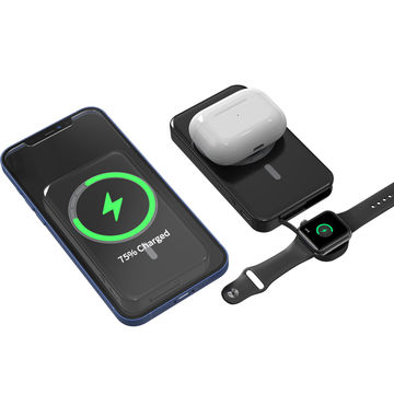 MAGNETIC 3 IN 1 WIRELESS CHARGING POWER BANK