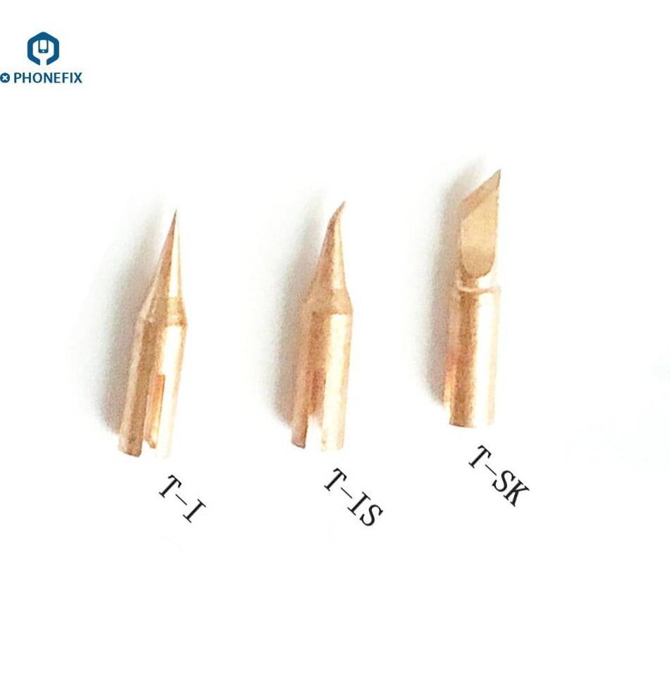 JBC Soldering Iron Tips T210 T-SK T-I T-IS Small Replaceable Welding Iron Tips for Cell Phone PCB Soldering Repair - T-I