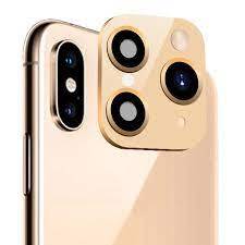 Modified Camera Glass Lens For iPhoneX/XS/XSMAX to iPhone11/PRO/PROMAX - Gold