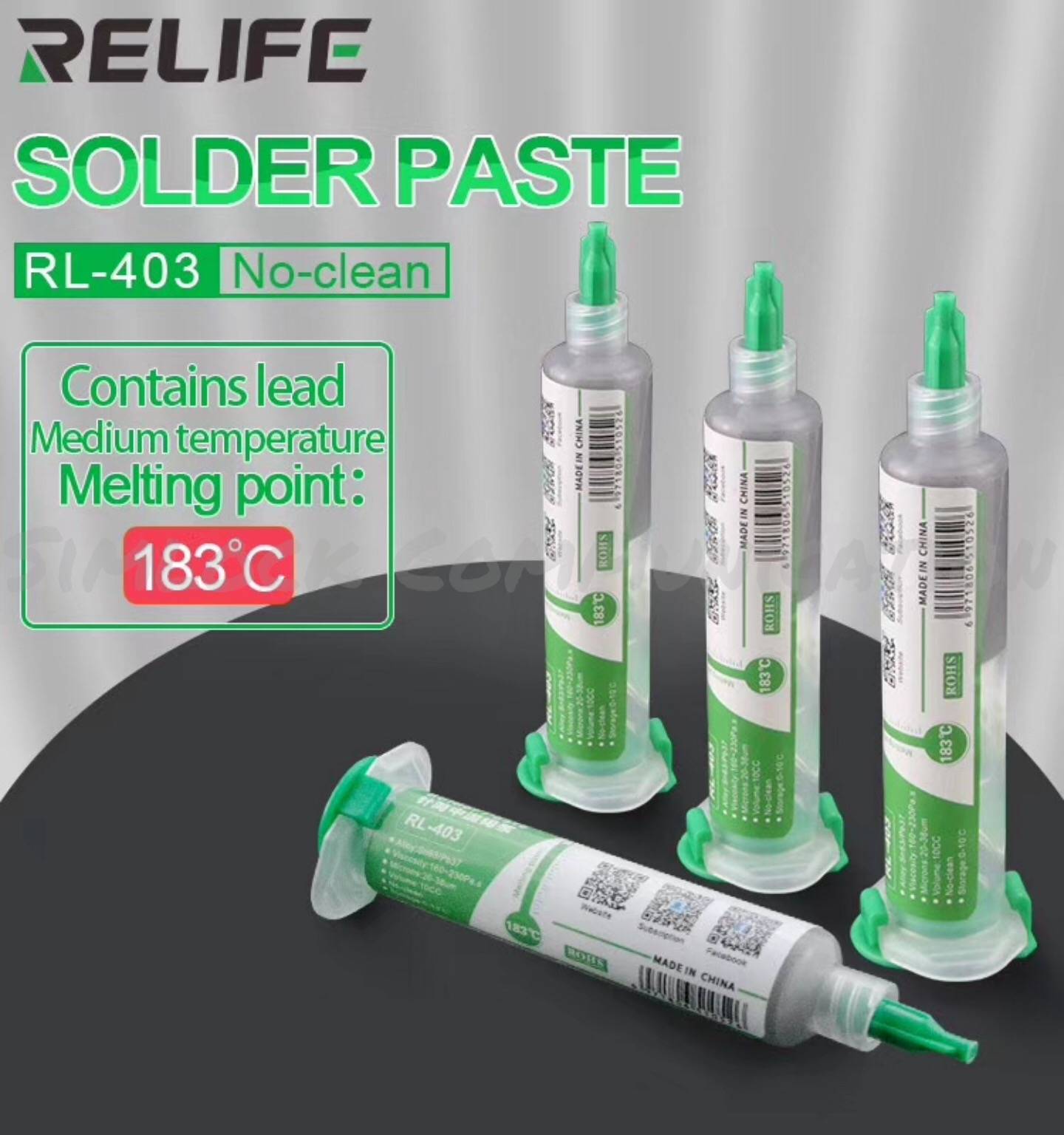 RELIFE RL-403 183℃ ic reballing [syringe] BGa Paste