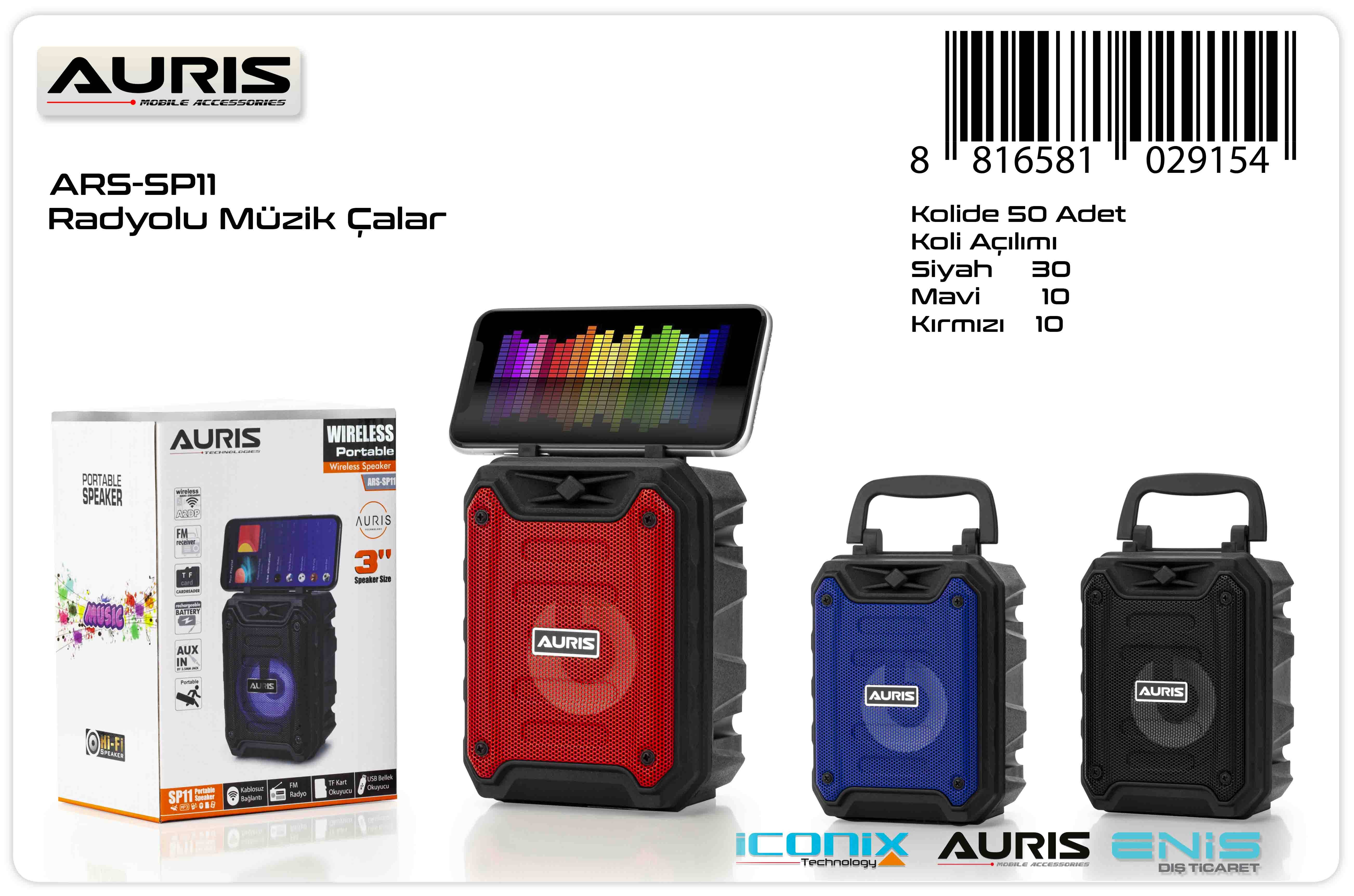 ARS-SP11 SPEAKER AURIS ALSO STAND FOR SMARTPHONE
