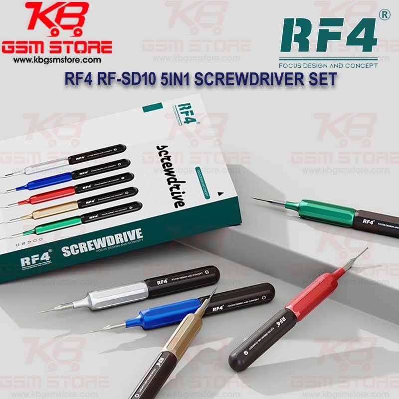 RF4 SD10 5Pcs Double Bearing Super Hard Screwdriver Mobile iPad Repair and Disassembly Special Screwdriver DIY tools sets