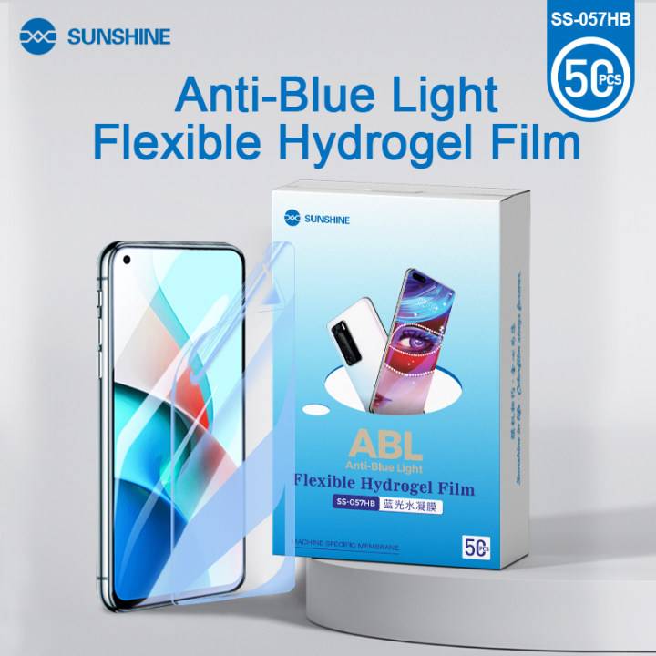 SUNSHINE SS-057HB Anti-blue light hydrogel film 50 PCS