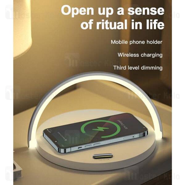 XO WX030 15W Wireless Charger + Night Light + Mobile Phone Holder 3 in 1