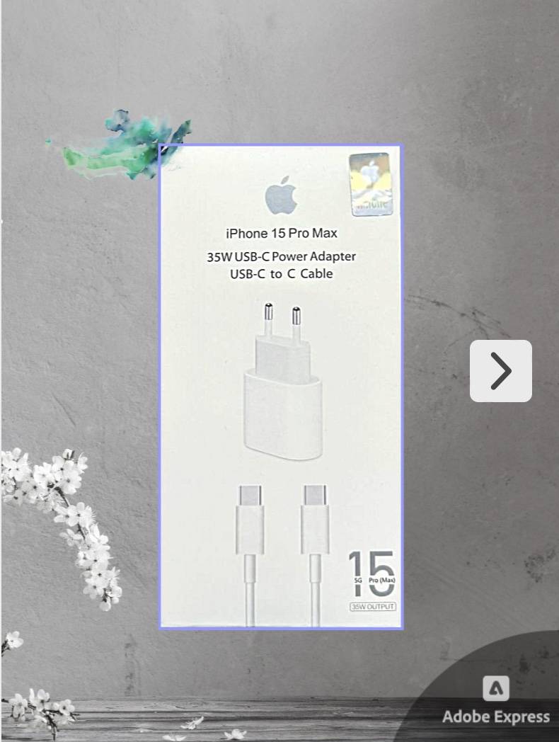 CHARGER IPHONE 15 PRO MAX 35W